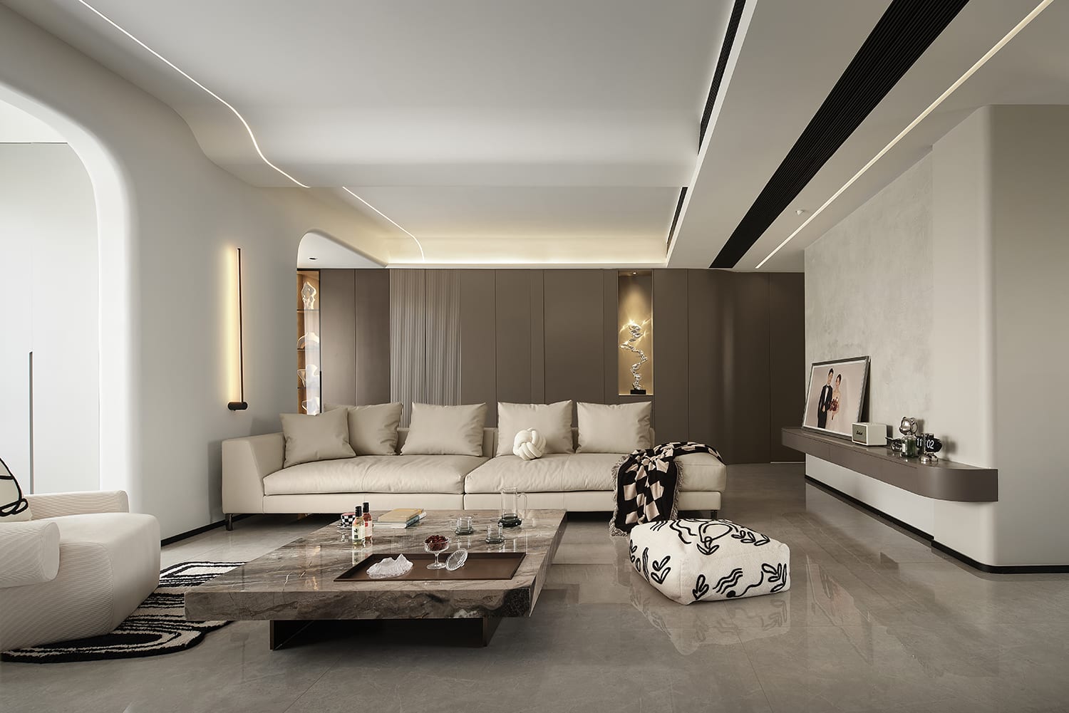 印东方1-1004  现代极简 实景图3